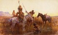 Los Indios del Camino Perdido americano occidental Charles Marion Russell